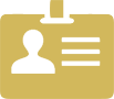Medical identification tag icon